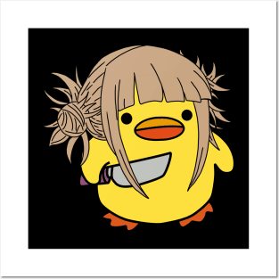 Toga, Duck with knife! Posters and Art